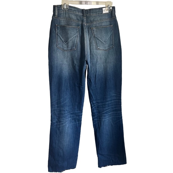 Hudson Zoeey high rise deep cuff straight cropped distressed jeans - Picture 2 of 7